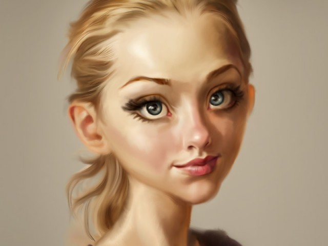 Female Character Digital Painting.