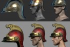 Imperial Guard Cuirassier Helmet (WIP)